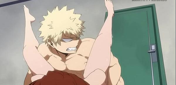  Bakugo Fucked Uraraka from Academia